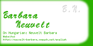 barbara neuvelt business card